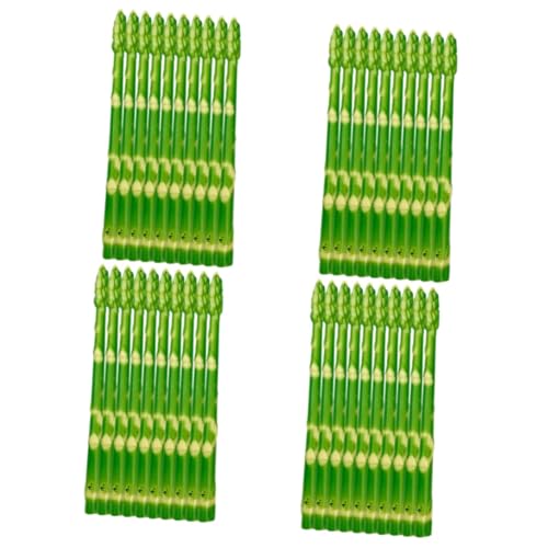 CIYODO 40 STK Spargel-Modelle Gemüsemodelle Spargel Dekor Spargelstütze für die Küche Spargel Vitrine Requisit The Green die grünen künstliches Spargelmodell Simulation Spargeldekore PVC von CIYODO