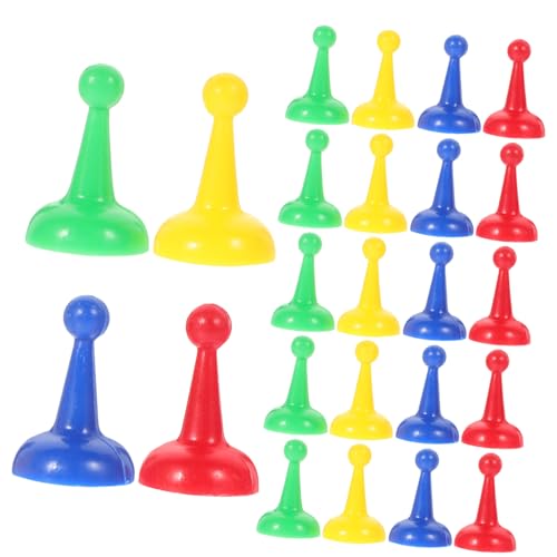 CIYODO 40 Stück Spielsteine Schach Ersatz Spielzubehör Spielfiguren Tabletop-spielkomponente Schach Für Brettspiel Zubehör Für Brettspiele Tischmarker Brettspiele Bauern Plastik von CIYODO