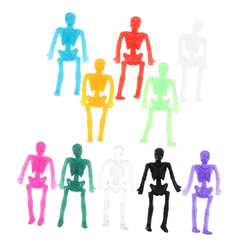 CIYODO 40 Stück Teiliges Halloween Mini Skelette aus TPR Gummi Elastische Wandklebende Kleine Skelette für Partyspaß Scherzartikel Mitgebsel und Kreative Spiele CIYODO 40 Stück Teiliges Halloween Mini Skelette aus TPR Gummi Elastische Wandklebende Kleine Skelette für Partyspaß Scherzartikel Mitgebsel und Kreative Spiele von CIYODO