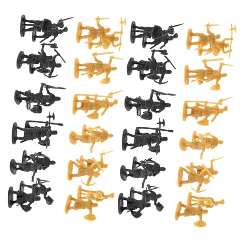 CIYODO 400 Stück Mittelalterliche Ritter Figuren Spielset mit Realistischen Soldaten Modellen Miniatur Krieger für Partydeko und Tortendeko Gold CIYODO 400 Stück Mittelalterliche Ritter Figuren Spielset mit Realistischen Soldaten Modellen Miniatur Krieger für Partydeko und Tortendeko Gold von CIYODO