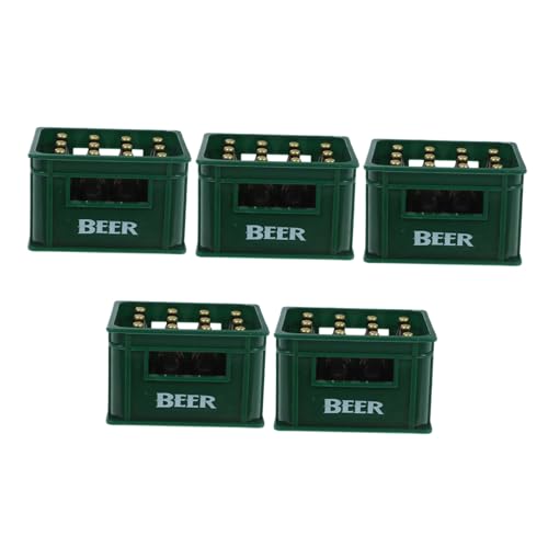 CIYODO 5 Stück Teiliges Miniatur Bierkasten Puppenhaus Mini Möbel Dekoration Mini Getränke Kiste Flexible Miniatur Bar Accessoires für Puppenstube und Kreative Spielgestaltung CIYODO 5 Stück Teiliges Miniatur Bierkasten Puppenhaus Mini Möbel Dekoration Mini Getränke Kiste Flexible Miniatur Bar Accessoires für Puppenstube und Kreative Spielgestaltung von CIYODO