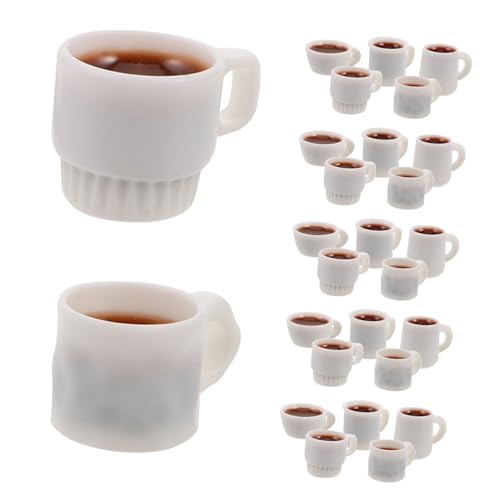 CIYODO 50 Stück Maßstab Realistische Puppenhaus Dekoration Detailreiche Mini Trinkgefäße für DIY Schlüsselanhänger Ohrringe Party Zubehör Spielküche Accessoires CIYODO 50 Stück Maßstab Realistische Puppenhaus Dekoration Detailreiche Mini Trinkgefäße für DIY Schlüsselanhänger Ohrringe Party Zubehör Spielküche Accessoires von CIYODO