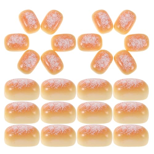 CIYODO 50 Stück Teiliges Miniatur-simulationsbrot aus Langlebigem Resin Realistische Kokosbrot-textur als DIY Dekoration Mini-küchenornamente und Puppenhaus Zubehör CIYODO 50 Stück Teiliges Miniatur-simulationsbrot aus Langlebigem Resin Realistische Kokosbrot-textur als DIY Dekoration Mini-küchenornamente und Puppenhaus Zubehör von CIYODO