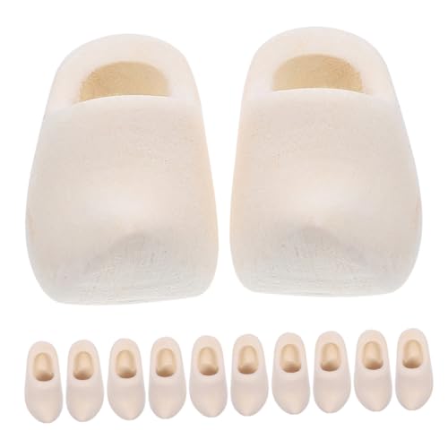 CIYODO 6 Paare Miniatur Holzschuhe Unlackierte Niederländische Holzclogs für Puppenhaus DIY Bastelprojekte Authentische Miniatur Holzschuhe aus Robustem Holz für Dekoration und Modellbau CIYODO 6 Paare Miniatur Holzschuhe Unlackierte Niederländische Holzclogs für Puppenhaus DIY Bastelprojekte Authentische Miniatur Holzschuhe aus Robustem Holz für Dekoration und Modellbau von CIYODO