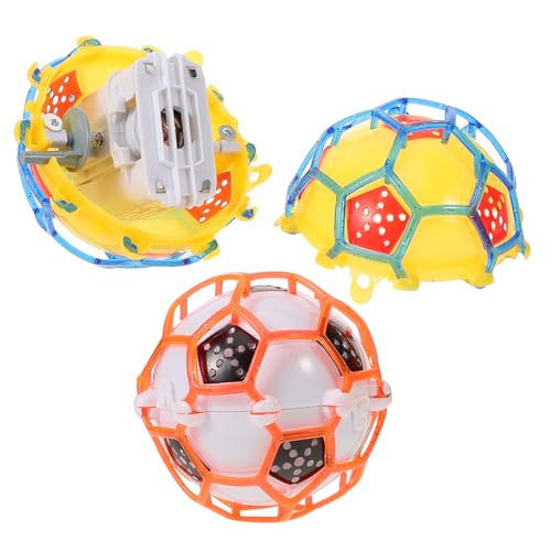 CIYODO 6 STK Leuchtender Fußball aufblasbarer Ball-Kickball LED-Hüpfball stressabbau Spielzeug dekompressionsspielzeug schienbeinschoner Kinder Fussball Kinderspielzeug Mini-Leuchtkugel von CIYODO