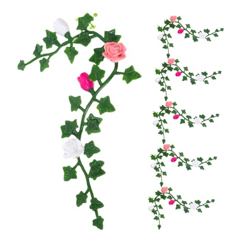 CIYODO 6 Stück Künstliche Ranken Feengarten Dekor Mini Blumenranken Dekoration Miniatur Blumencluster Feengarten Rosenranken Dekor Diorama Landschaft Landschaftslayout Puppenhaus CIYODO 6 Stück Künstliche Ranken Feengarten Dekor Mini Blumenranken Dekoration Miniatur Blumencluster Feengarten Rosenranken Dekor Diorama Landschaft Landschaftslayout Puppenhaus von CIYODO