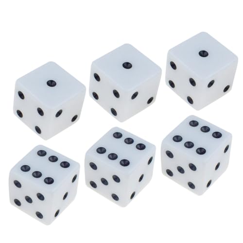 CIYODO 6stücke Große Würfel Aus Glattem Kunststoff DIY Spielwürfel Für Junge Mädchen-Spiele Bastelprojekte Und Gesellschaftsspiele Zubehörteile Für Brettspiele Und Lernspiele CIYODO 6stücke Große Würfel Aus Glattem Kunststoff DIY Spielwürfel Für Junge Mädchen-Spiele Bastelprojekte Und Gesellschaftsspiele Zubehörteile Für Brettspiele Und Lernspiele von CIYODO