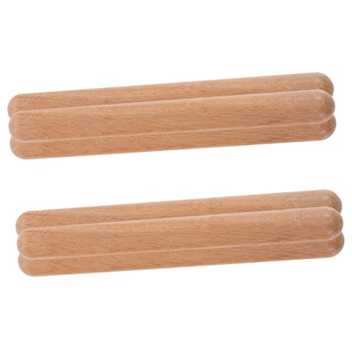 CIYODO 6 Stück Musikinstrumenten Sticks Rhythmus Sticks Kinder Trommelsticks Spielzeug Musikinstrumente Percussion Musiksticks Percussion Instrumentensticks Kinder Musiksticks von CIYODO