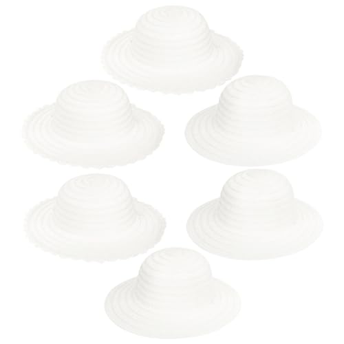 CIYODO 6 Stück Teiliges DIY Strohhut zum Bemalen Leichte Pappstrohhüte Blanko Hüte für Kreative Graffiti für Tanzpartys Basteln für Jungen und Mädchen Jahre CIYODO 6 Stück Teiliges DIY Strohhut zum Bemalen Leichte Pappstrohhüte Blanko Hüte für Kreative Graffiti für Tanzpartys Basteln für Jungen und Mädchen Jahre von CIYODO