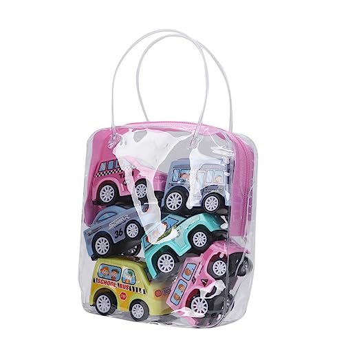 CIYODO 6 Teiliges Mini ägheits LKW Technik Van Spielzeugset Frühes Lernspielzeug Für Kleinkinder Und Babys Ideales Für Kleine Stadtfahrer Fördert Die Motorik Und von CIYODO