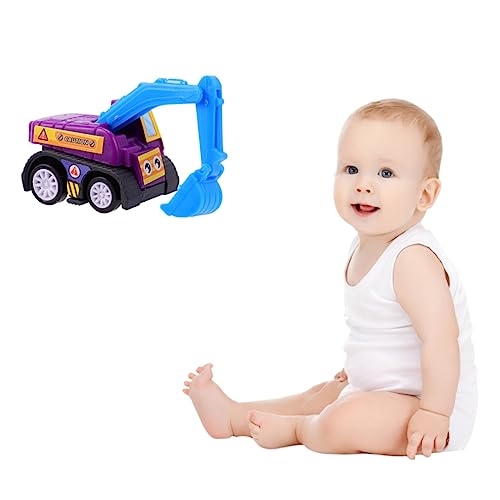 CIYODO 6 Teiliges Spielzeugset Für Babys Mini ägheits LKW Und Technik Transporter Ideales Frühes Lernspielzeug Für Kleinkinder Geschenkidee Für Jungen Und ädchen Zufällige Designs von CIYODO