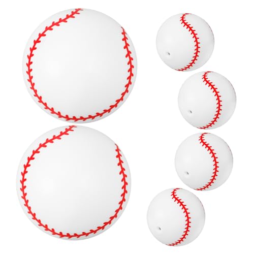 CIYODO 6St aufblasbarer Baseball aufblasbare Wasserbälle Spielzeug für Strandspiele Pool-Schwimmbälle Kinder Spielzeug Baseball PVC-Baseball Baseball begünstigt Baseball- Weiß von CIYODO