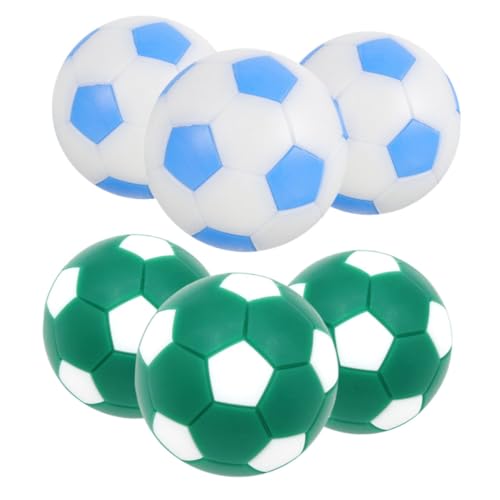 CIYODO 6er Set Mini Tischfußball Bälle 32mm Ersatzbälle Für Tischfußballspiele Mini Tischfußball Zubehör Tiefgrün Und von CIYODO