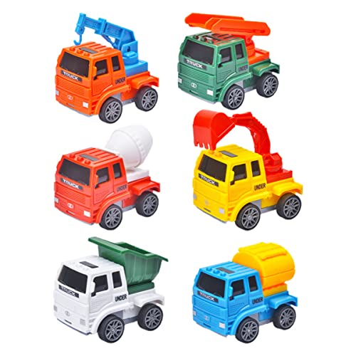 CIYODO 6pcs Kinder Mini Spielzeug Auto Lustige Ziehen Auto Spielzeug Cartoon Kind Spielzeug (6 Arten) von CIYODO