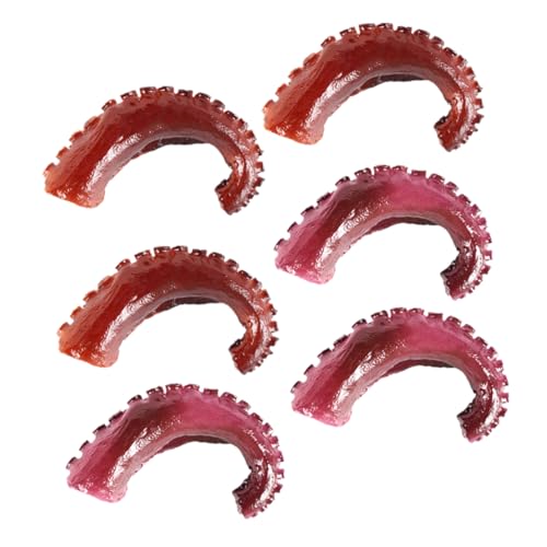 CIYODO 6pcs Simulation Octopus Tentakel Lebensechte Octopus Modell Simulation Octopus Tentakel Modell Künstliche Lebensmittel Requisiten von CIYODO