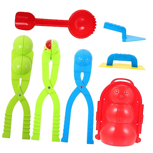 CIYODO 7 Teiliges Schneeball Maker Werkzeugset Für Kinder Lustiges Schneespielzeug Ideal Für Outdoor Aktivitäten Im Winter Inklusive Sandball Maker Perfekt Für Schneeballschlachten von CIYODO