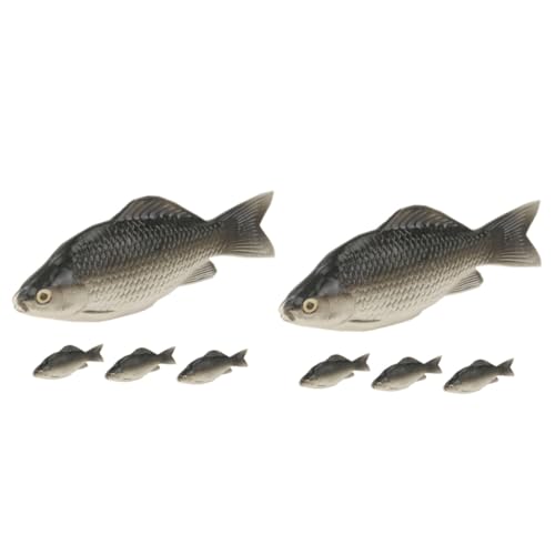 CIYODO 8 STK Simulation Von Schaumfischen Simulationsfisch Lebensechte Fischspielzeuge Fisch Stofftier Stellen Sie Sich Vor, Essensspielzeug Zu Sein Künstlicher Fisch Tiermodell Dark Grey von CIYODO