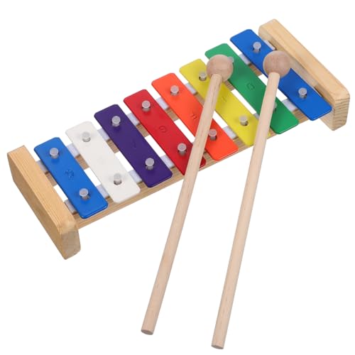 CIYODO 8 Ton Xylophon Für Buntes Musikinstrument Aus Mit Schlägeln Pädagogisches Für Kleinkinder Ideal Für Frühe Musikalische Entwicklung Und Lernspielzeug von CIYODO