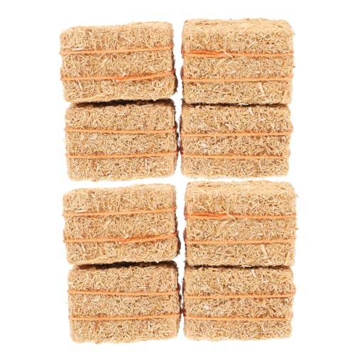 CIYODO 8-teilige Mini-heuballen-Dekoration Kleine Strohballen Kunstherbst-Accessoires Für Puppenhaus-außenszenen CIYODO 8-teilige Mini-heuballen-Dekoration Kleine Strohballen Kunstherbst-Accessoires Für Puppenhaus-außenszenen von CIYODO