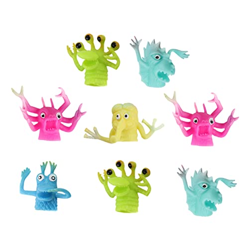 CIYODO 8St Puppenhandschuhe fingerpuppen spaß Toy für Kleinkinder Puppen für Kinderspielzeug Kinderpuppenspielzeug Fingerspielzeug für Fingerkobold- von CIYODO