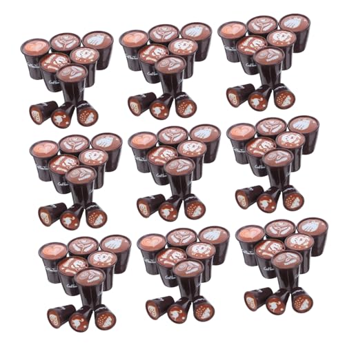 CIYODO 90 Stück Teiliges Miniatur-Set Resin Kaffeetassen Japanisches Design Langlebig Handgefertigt für Puppenhaus DIY Basteln Lernspielzeug CIYODO 90 Stück Teiliges Miniatur-Set Resin Kaffeetassen Japanisches Design Langlebig Handgefertigt für Puppenhaus DIY Basteln Lernspielzeug von CIYODO