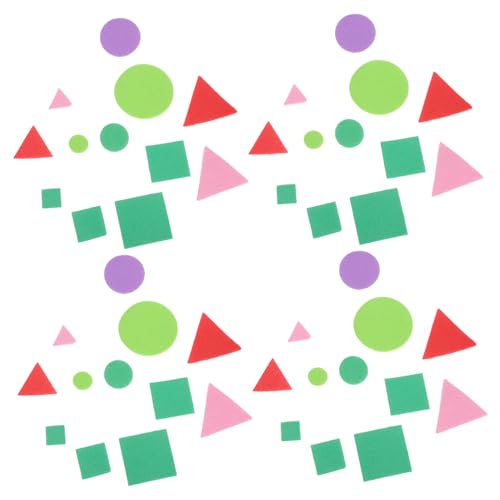 CIYODO 960 Stück Teiliges Selbstklebende Schaumstoff Aufkleber in Bunten Geometrischen Formen Wiederverwendbare Bastelmaterialien für Formenlernen und Kreativen im Kindergarten CIYODO 960 Stück Teiliges Selbstklebende Schaumstoff Aufkleber in Bunten Geometrischen Formen Wiederverwendbare Bastelmaterialien für Formenlernen und Kreativen im Kindergarten von CIYODO