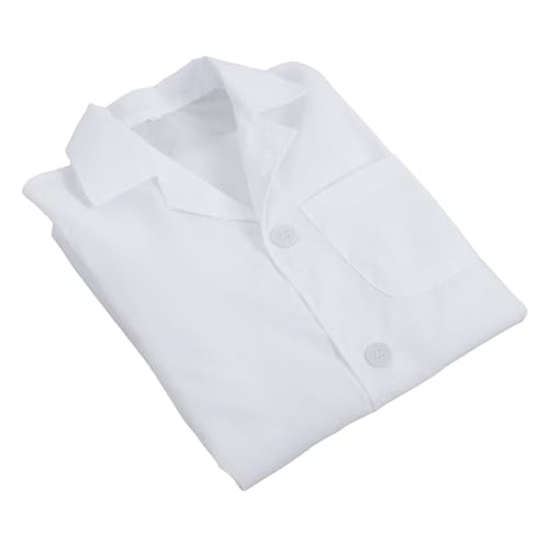 CIYODO Arztkittel Kostüm Langärmlig Weiß Laborkittel für Schule Rollenspiel Halloween Party Realistisches Wissenschaftler Kostüm für Jungen Mädchen CIYODO Arztkittel Kostüm Langärmlig Weiß Laborkittel für Schule Rollenspiel Halloween Party Realistisches Wissenschaftler Kostüm für Jungen Mädchen von CIYODO