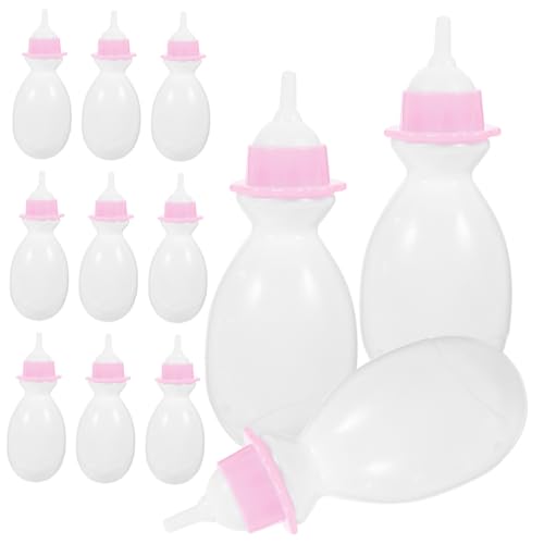 CIYODO Babyparty Teiliges Kinder Milchflasche Kognitives Bonbonglas Taufe für Babypuppenflaschen Futterflasche Miniatur für Puppenhaus Puppenflaschen Babyflasche Spielzeug von CIYODO