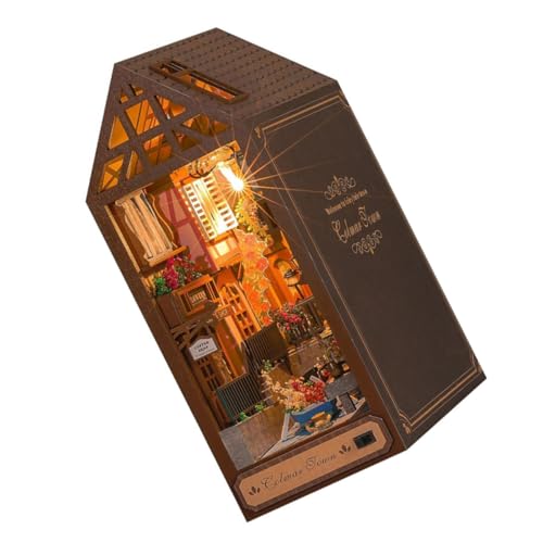 CIYODO DIY Holzhaus Modellbausatz zum Zusammenbauen Stabiles Miniatur Haus aus Holz Papier und Kunststoff Dekoratives Handgefertigtes ohne Batterie Kreatives für Bastelfans CIYODO DIY Holzhaus Modellbausatz zum Zusammenbauen Stabiles Miniatur Haus aus Holz Papier und Kunststoff Dekoratives Handgefertigtes ohne Batterie Kreatives für Bastelfans von CIYODO