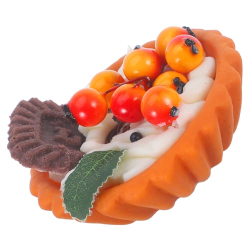 CIYODO Eierkuchenmodell Gefälschter Mousse-Kuchen Falsches Brot Modell Zur Präsentation Von Desserts Realistische Eierkuchen Bäckerei Requisiten Gefälschte Desserts PVC von CIYODO