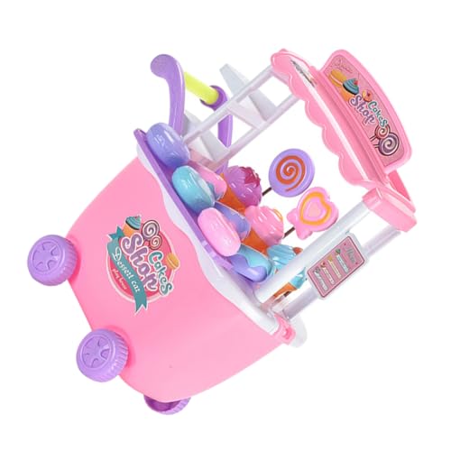 CIYODO Eiscreme Wagen Für Simulierter Kiosk Mit Beweglichen Rädern DIY Bastelset Für Kreative Rollenspiele Ideales Lernspielzeug Für Jungen Und ädchen Ab 3 Jahren von CIYODO