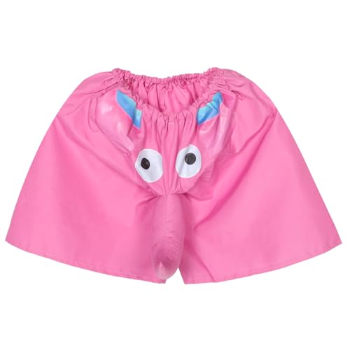 CIYODO Elefantenhose Elefantennase Pyjama-Shorts Tierische Hosen Rosa Stoff von CIYODO