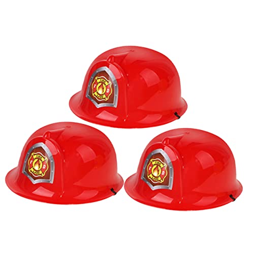 CIYODO Feuerwehrhelm Roter Feuerwehrmann Hut Als Kostümzubehör Für Jungen Und ädchen Ideal Für Feuerwehr Kindergeburtstage Und Rollenspiele von CIYODO