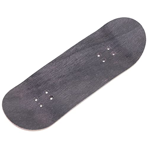 CIYODO Finger-Skateboard Surf-Skateboard-Deck Mini-flaggen-ersatzstäbe Mini-Skateboard Fingertrainingsgerät Skateboard Selber Machen Professionelle Griffbretter Black Hölzern von CIYODO