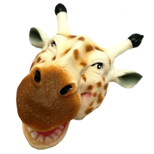 CIYODO Handpuppe Giraffe Kreatives Lustiges Interaktion Für Babys Und Kleinkinder Tier Handpuppe Aus Weichem Material Ideal Für Die Frühkindliche Entwicklung Und Spielspaß von CIYODO