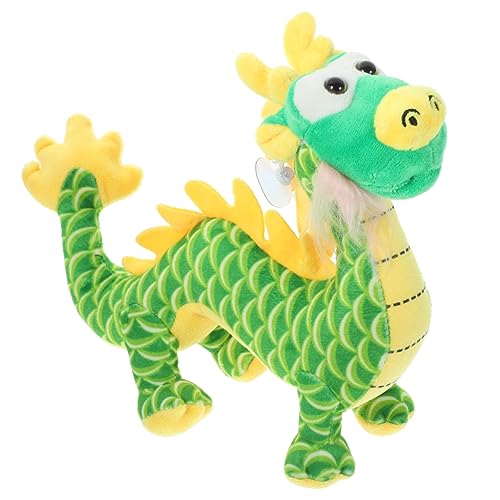 CIYODO Glückverheißendes Jahr des Drachen 2024 Drachen Maskottchen Puppe Kinder Drachenspielzeug Drache Stoffpuppe Plüsch Drachenspielzeug Mini Drachenpuppe Drachen Plüschpuppe von CIYODO