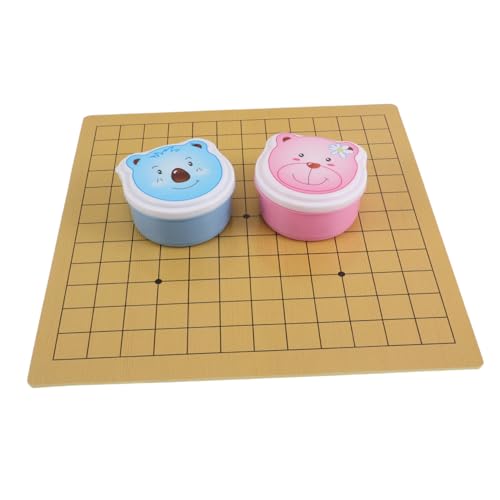 CIYODO Go Spielset mit Doppelseitigem Bären Motiv und Holzbrett Tragbares Lernspiel für Strategische Entwicklung Leichtes Reiseschach für Anfänger CIYODO Go Spielset mit Doppelseitigem Bären Motiv und Holzbrett Tragbares Lernspiel für Strategische Entwicklung Leichtes Reiseschach für Anfänger von CIYODO