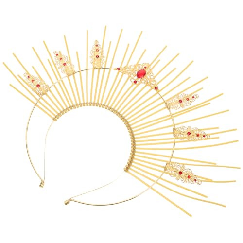 CIYODO Gotisches Damen haarreif Heiligenschein Stirnband Party Kopfschmuck für Tanz Engagement Schönheitswettbewerb Leicht und Langlebig CIYODO Gotisches Damen haarreif Heiligenschein Stirnband Party Kopfschmuck für Tanz Engagement Schönheitswettbewerb Leicht und Langlebig von CIYODO