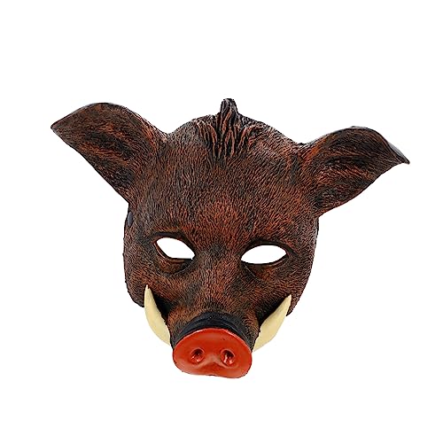 CIYODO Halloween Wildschwein Tiermaske Realistische Dekorative Maske Für Party Cosplay Und Requisiten Ideal Für Kostüme Und Maskenbälle von CIYODO