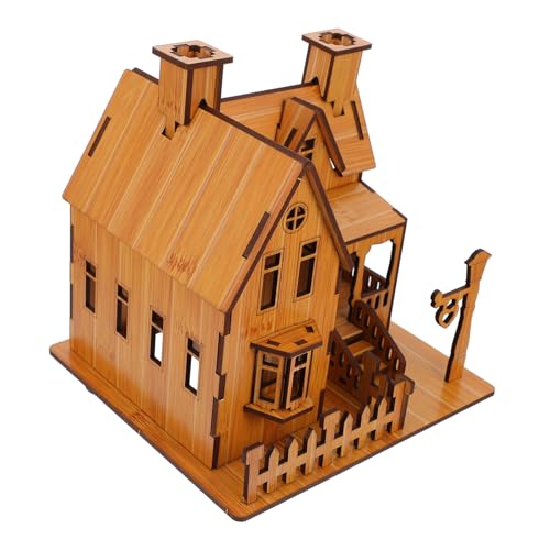CIYODO Holz Puzzle Haus Modell DIY Bausatz Umweltfreundliches Pädagogisches Bastelset für Familien Zusammenbau CIYODO Holz Puzzle Haus Modell DIY Bausatz Umweltfreundliches Pädagogisches Bastelset für Familien Zusammenbau von CIYODO
