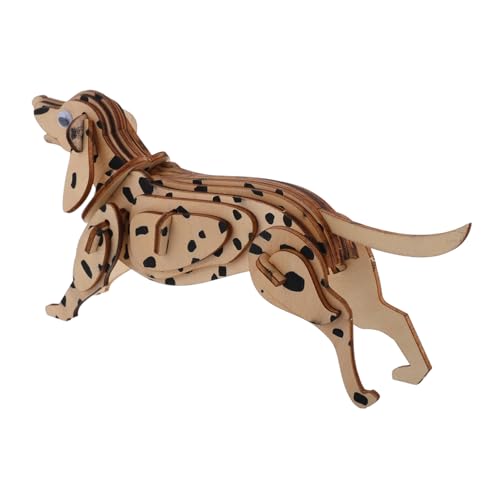 CIYODO Holzpuzzle Welpenspielzeug Puzzles 3D Holz Zum Zusammenbauen Doodle Hundestatue Holzpuzzle Für Erwachsene Holzpuzzle Für Holzpuzzle Bastelarbeiten Holz Hundepuzzle von CIYODO