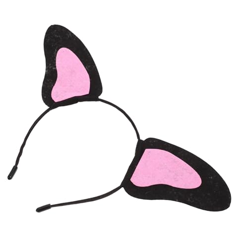 CIYODO Hundeohren Stirnband aus Filz Leichtes Bequemes Haar Accessoire für Cosplay und Party Kreatives Fotorequisit Schwarzes Tierohren Haarband für Mädchen und Kostümzwecke CIYODO Hundeohren Stirnband aus Filz Leichtes Bequemes Haar Accessoire für Cosplay und Party Kreatives Fotorequisit Schwarzes Tierohren Haarband für Mädchen und Kostümzwecke von CIYODO