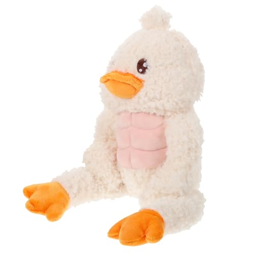 CIYODO Kinder Duck Doll Spielzeug Heimat Schlafzimmer Muskel Duck Stofftümer Lovely Duck Doll Plaything Kleinkinder Entenspielzeug von CIYODO