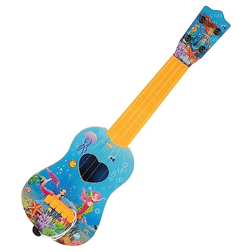 CIYODO Kinder Gitarre Minispielzeug Für Kinder Babyspielzeug Kindergitarre Für Jungen Musikinstrumente Für Kleinkinder 1-3 Gitarrenspielzeug Für Kinder Mini-Ukulele Colorful Plastik von CIYODO