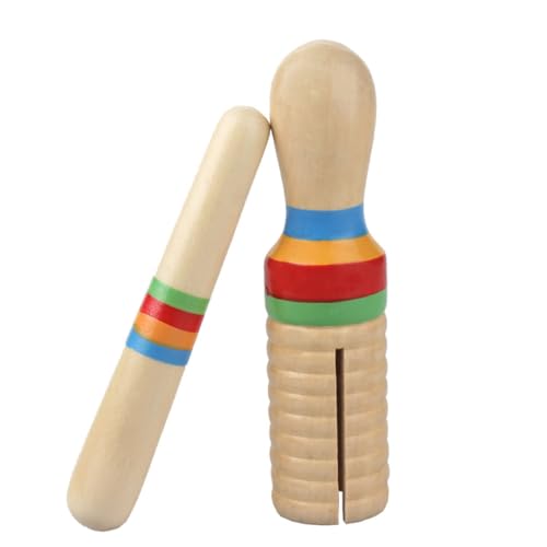 CIYODO Kleine Einzelgewinde Ring Percussion Soundrohr Kinder Spielzeug Mit Holzstab von CIYODO