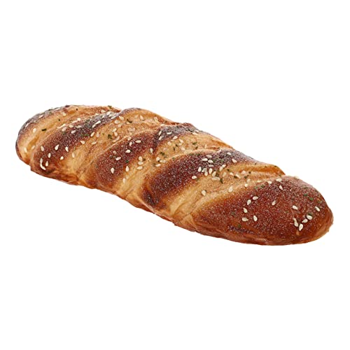 CIYODO Lebensechtes Brotmodell Lebensmitteldekor Faux-Dessert-Modell Tischdekoration Realistisches Französisches Brot Modell Für Künstliche Brote Gefälschtes Französisches Sesambrot Pu von CIYODO