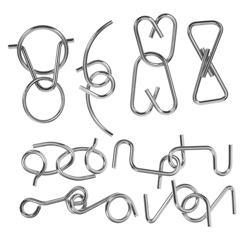 CIYODO Metall Interlock Puzzle Geduldsspiel für Erwachsene Herausforderndes Denkspiel aus Langlebigem Intelligenz und Hand Auge koordination CIYODO Metall Interlock Puzzle Geduldsspiel für Erwachsene Herausforderndes Denkspiel aus Langlebigem Intelligenz und Hand Auge koordination von CIYODO