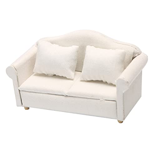 CIYODO Miniatur Sofa 12 Puppenhaus Einrichtung Perfekte Wohnaccessoires Für Miniatur Dekoration von CIYODO