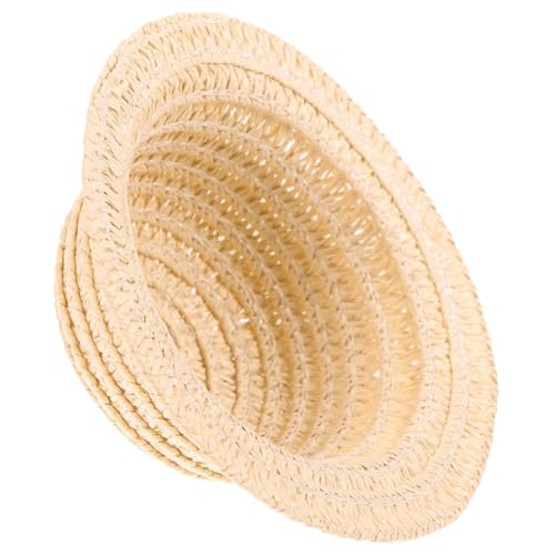 CIYODO Mini Strohhut für Puppen DIY Bastelset Leichter und Langlebiger Miniatur Hut aus Stroh Modisches Accessoire für Puppendekoration und Partybedarf Geeignet für Bastelprojekte und CIYODO Mini Strohhut für Puppen DIY Bastelset Leichter und Langlebiger Miniatur Hut aus Stroh Modisches Accessoire für Puppendekoration und Partybedarf Geeignet für Bastelprojekte und von CIYODO