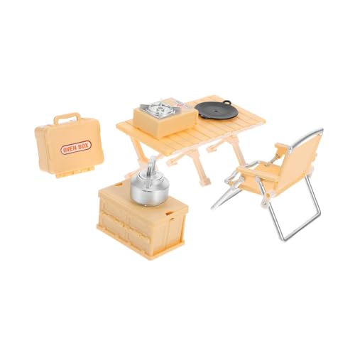 CIYODO Camping Kleinkinder Kocher-spielset Outdoor-Spielzeug Mit Klappstuhl Für Junge Mädchen Mini-möbelstück Für Picknicktisch Und Herd Puppenhaus-Picknick-kochgeschirr CIYODO Camping Kleinkinder Kocher-spielset Outdoor-Spielzeug Mit Klappstuhl Für Junge Mädchen Mini-möbelstück Für Picknicktisch Und Herd Puppenhaus-Picknick-kochgeschirr von CIYODO